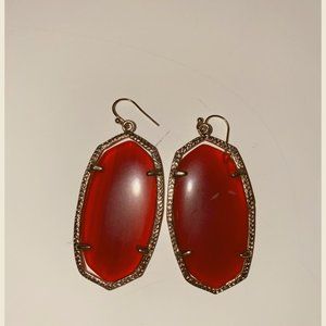 Maroon Kendra Scott Earrings